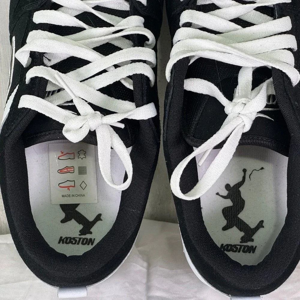 Vintage Lakai 11 Eric Koston One SP Skate Shoes Black White Chunky 2006 D3 Globe